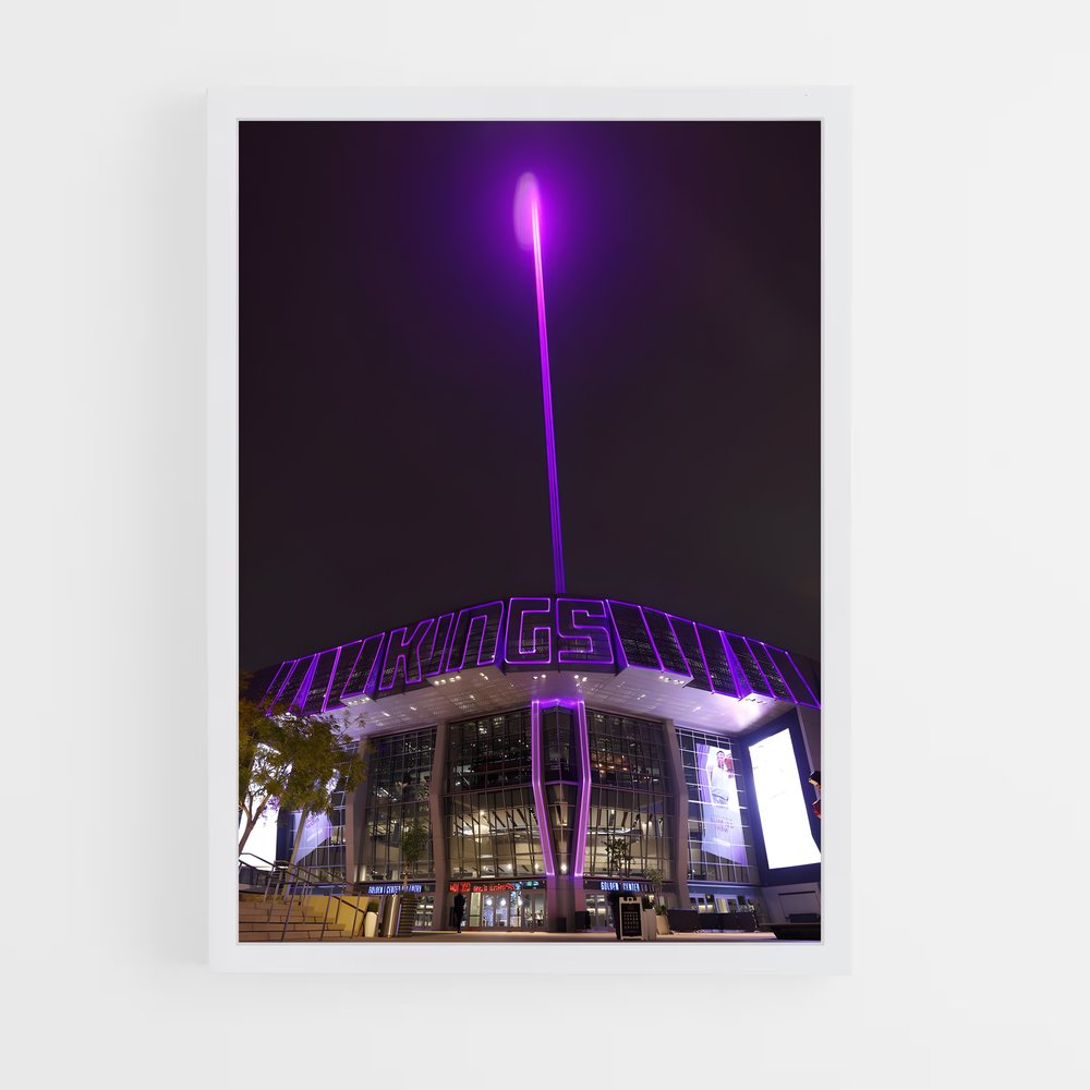 Poster Purple Arena – affiche Basketball (vue 3)